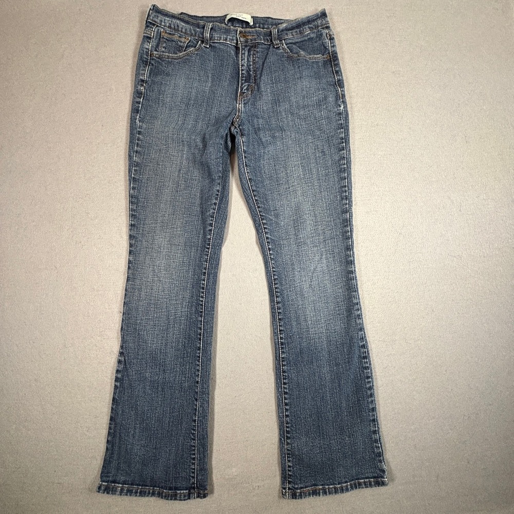Levis 515 Jeans Womens 10M Bootcut Mid Rise‎ Blue Medium Wash Stretch Denim
